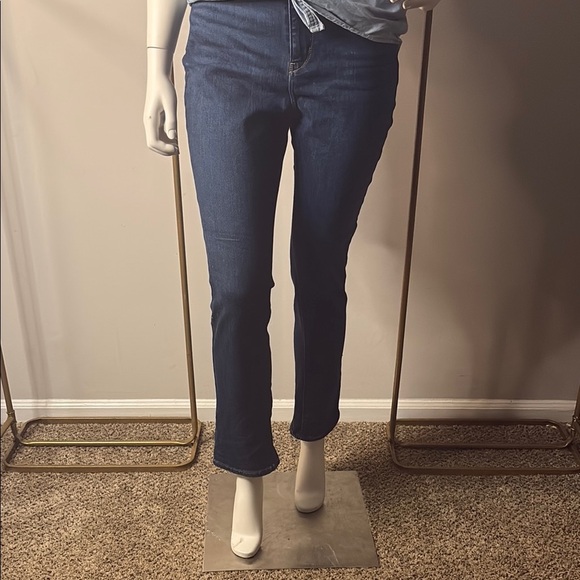 Signature by Levi Strauss Blue Straight Leg Jeans - Picture 1 of 12